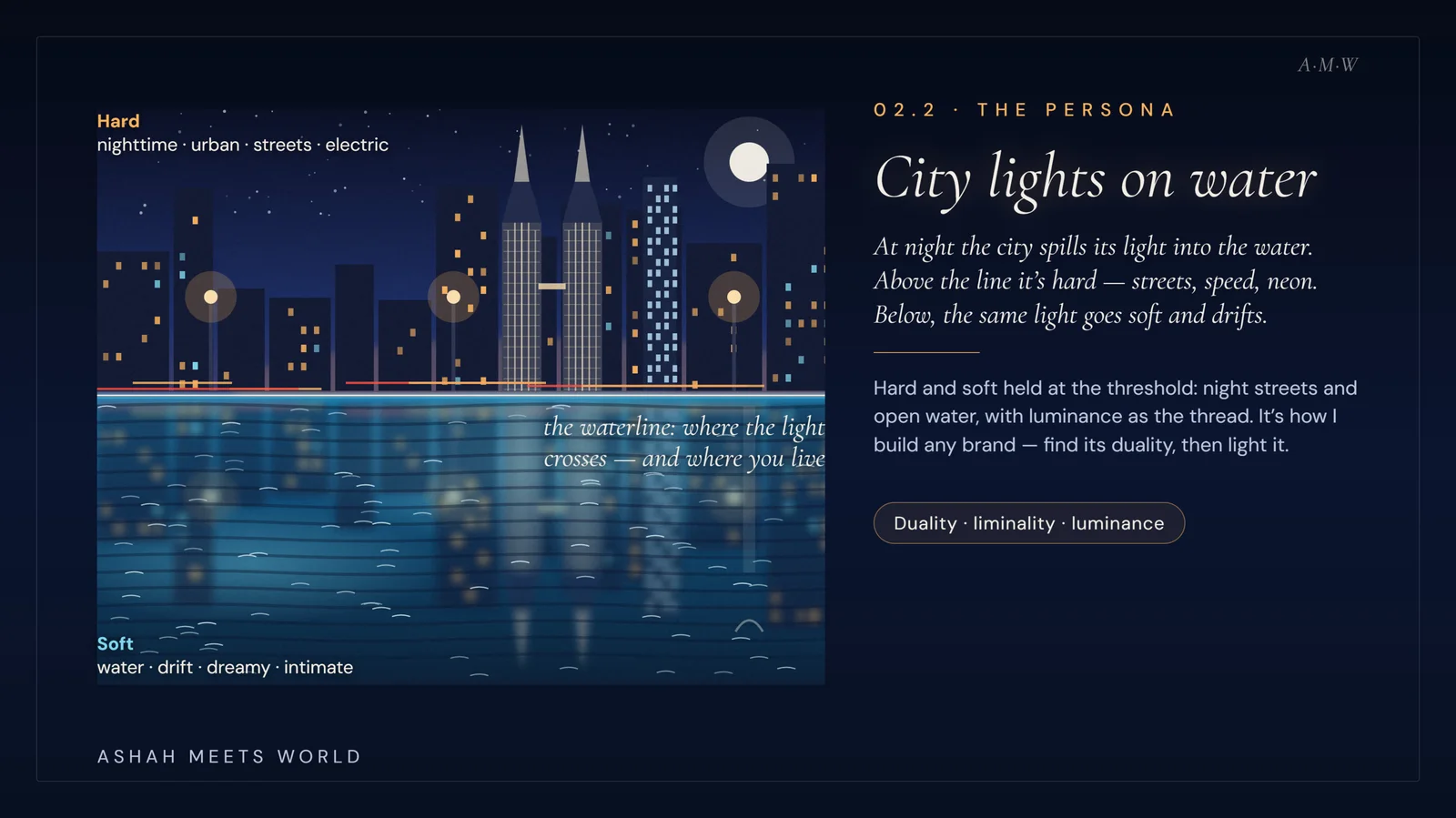 02.2 · City lights on water